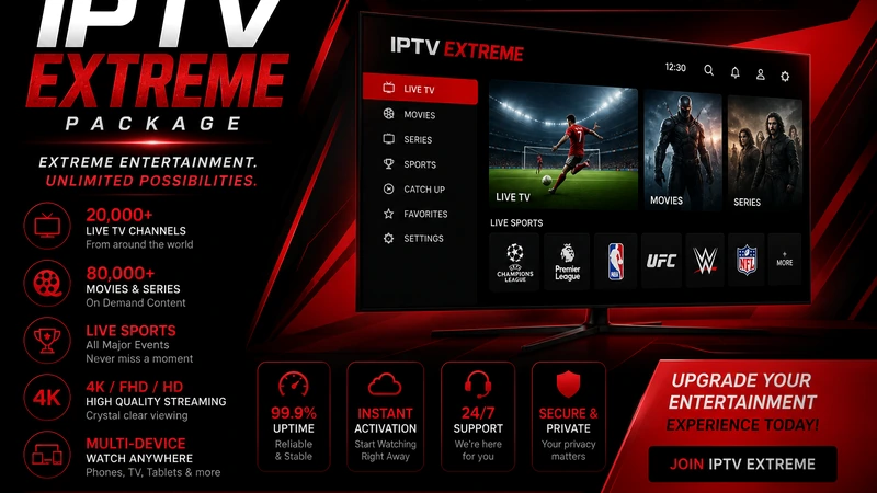 IPTV Xtreme 2026 — Das Groesste Paket